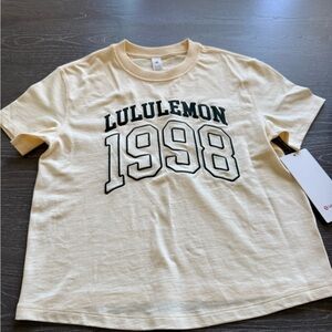 Lululemon Cream Graphic T-Shirt